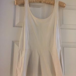 Ivory Babydoll Top with Lime Green Accent